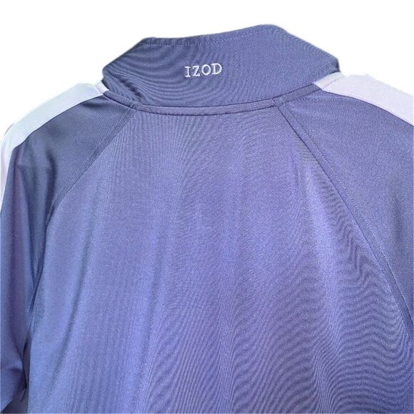 IZOD Sport Womens Light Sweatshirt Full Zip Up Athletic Wear Stretchy Pu… - Picture 2 of 9